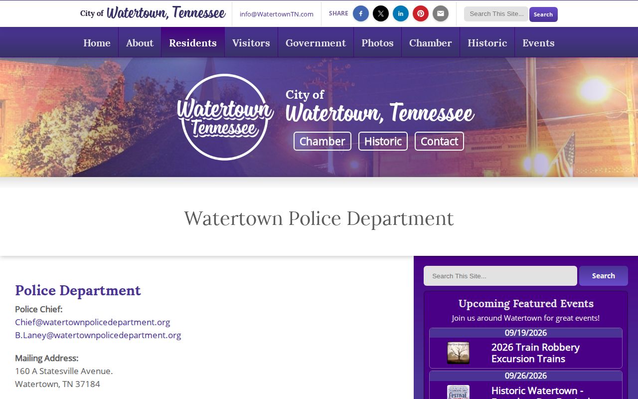Watertown recent arrest police department source